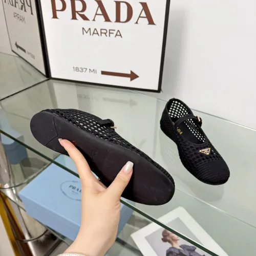 Replica Prada Flat Shoes For Women #1472649 $85.00 USD for Wholesale