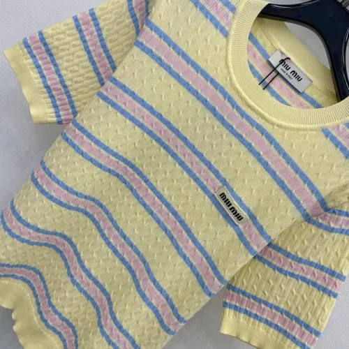 Replica MIU MIU T-Shirts Short Sleeved For Women #1472685 $88.00 USD for Wholesale