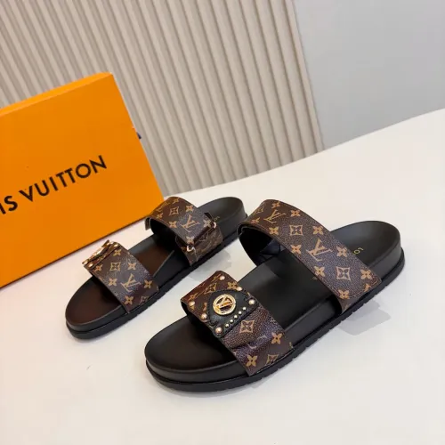 Wholesale Louis Vuitton Slippers For Women #1472692 $82.00 USD, Wholesale Quality Replica Louis Vuitton Slippers