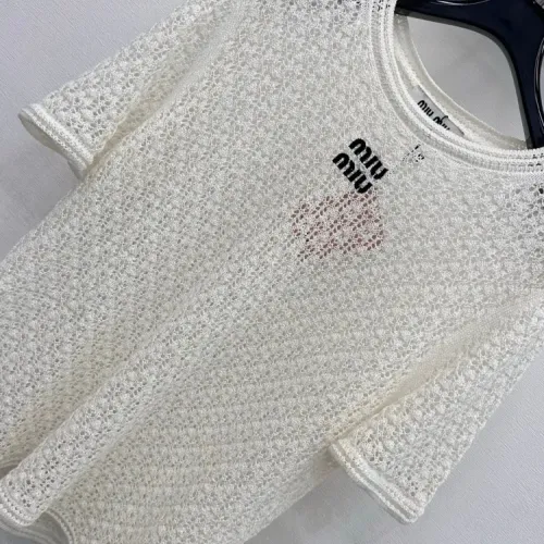 Replica MIU MIU T-Shirts Short Sleeved For Women #1472703 $96.00 USD for Wholesale