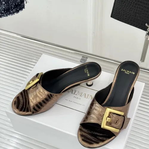 Replica Balmain Slippers For Women #1472718 $102.00 USD for Wholesale