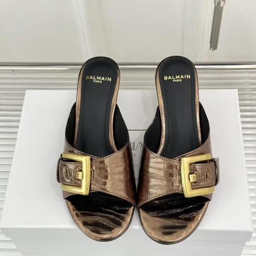 Replica Balmain Slippers For Women #1472718 $102.00 USD for Wholesale