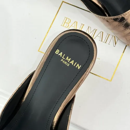 Replica Balmain Slippers For Women #1472718 $102.00 USD for Wholesale