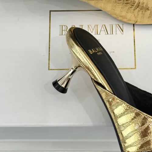 Replica Balmain Slippers For Women #1472720 $102.00 USD for Wholesale