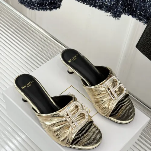 Replica Balmain Slippers For Women #1472722 $108.00 USD for Wholesale
