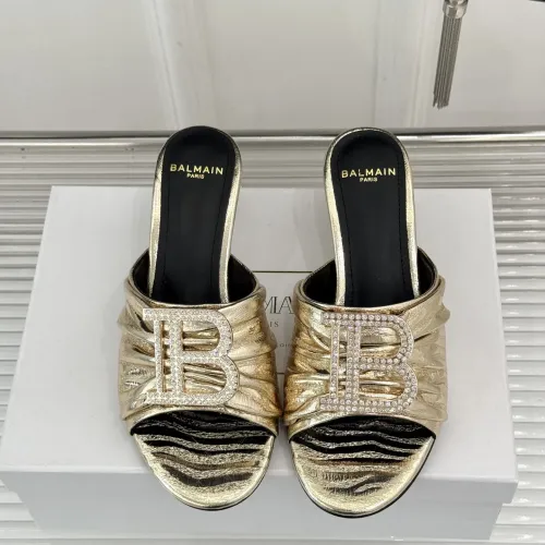 Replica Balmain Slippers For Women #1472722 $108.00 USD for Wholesale