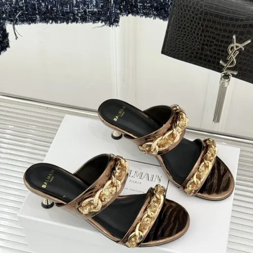 Replica Balmain Slippers For Women #1472724 $108.00 USD for Wholesale