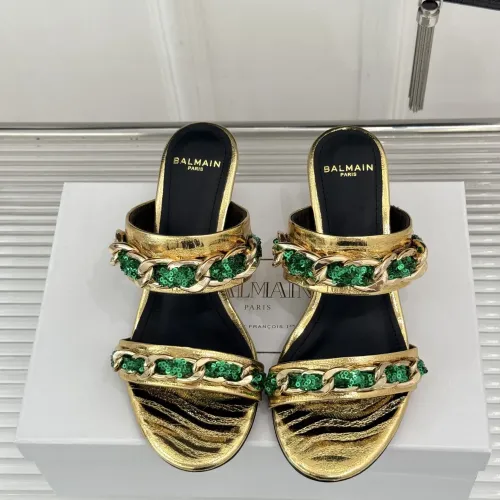Replica Balmain Slippers For Women #1472725 $108.00 USD for Wholesale