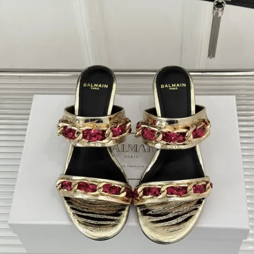 Replica Balmain Slippers For Women #1472726 $108.00 USD for Wholesale