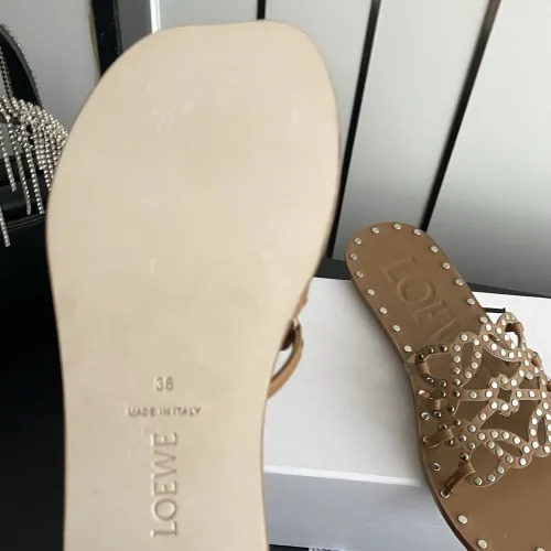 Replica LOEWE Slippers For Women #1472758 $108.00 USD for Wholesale