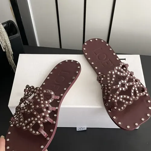 Replica LOEWE Slippers For Women #1472759 $108.00 USD for Wholesale