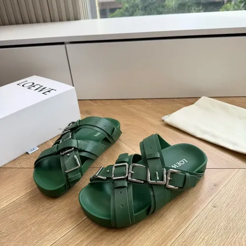 Wholesale LOEWE Slippers For Women #1472761 $98.00 USD, Wholesale Quality Replica LOEWE Slippers
