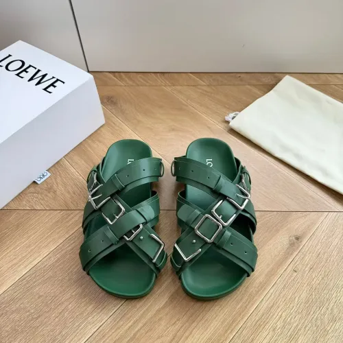Replica LOEWE Slippers For Women #1472761 $98.00 USD for Wholesale