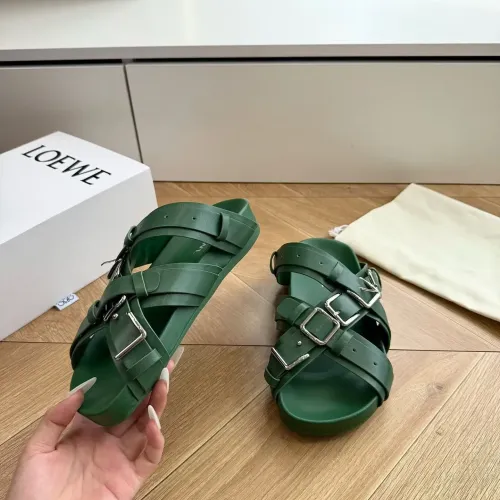 Replica LOEWE Slippers For Women #1472761 $98.00 USD for Wholesale