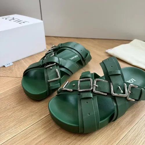 Replica LOEWE Slippers For Women #1472761 $98.00 USD for Wholesale