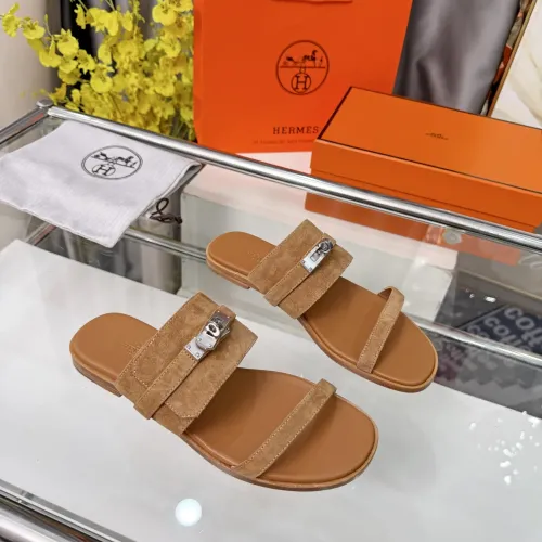 Replica Hermes Slippers For Women #1472787 $96.00 USD for Wholesale