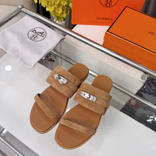 Replica Hermes Slippers For Women #1472787 $96.00 USD for Wholesale
