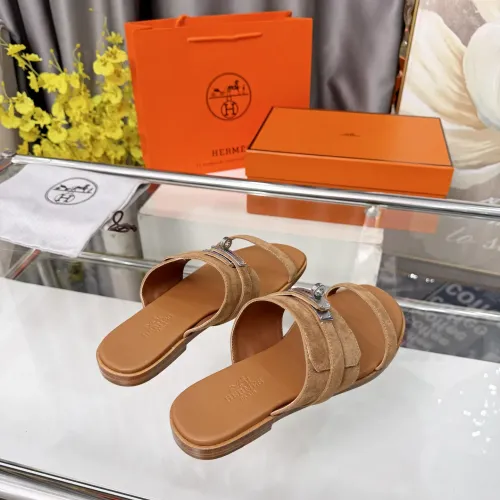 Replica Hermes Slippers For Women #1472787 $96.00 USD for Wholesale