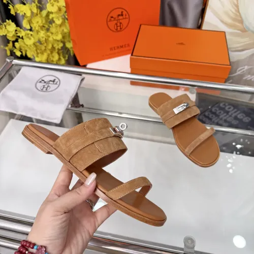 Replica Hermes Slippers For Women #1472787 $96.00 USD for Wholesale