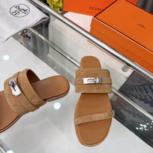 Replica Hermes Slippers For Women #1472787 $96.00 USD for Wholesale