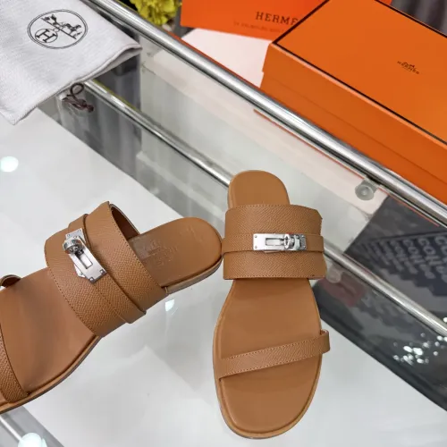 Replica Hermes Slippers For Women #1472790 $96.00 USD for Wholesale