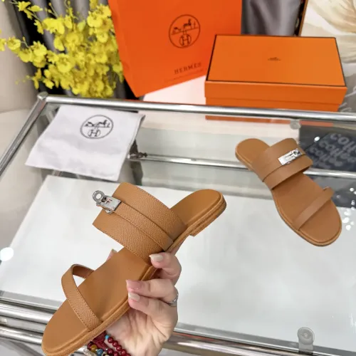 Replica Hermes Slippers For Women #1472790 $96.00 USD for Wholesale