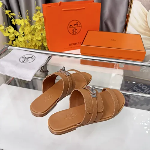 Replica Hermes Slippers For Women #1472790 $96.00 USD for Wholesale