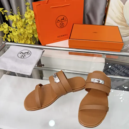 Replica Hermes Slippers For Women #1472790 $96.00 USD for Wholesale