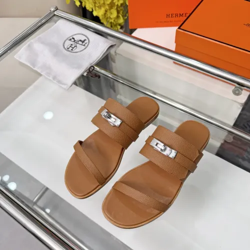Replica Hermes Slippers For Women #1472790 $96.00 USD for Wholesale