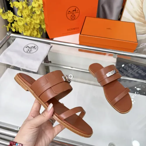 Replica Hermes Slippers For Women #1472793 $96.00 USD for Wholesale