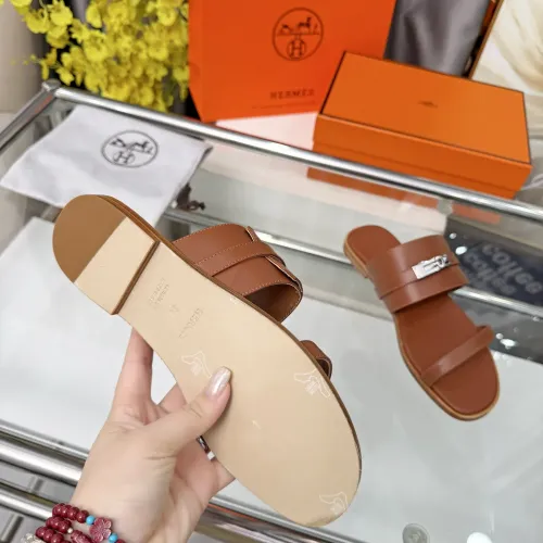 Replica Hermes Slippers For Women #1472793 $96.00 USD for Wholesale