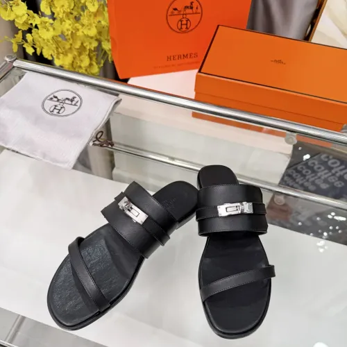 Replica Hermes Slippers For Women #1472794 $96.00 USD for Wholesale