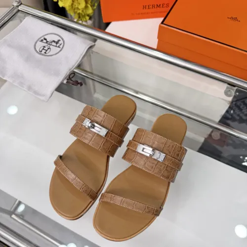 Replica Hermes Slippers For Women #1472795 $96.00 USD for Wholesale