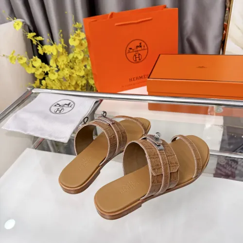 Replica Hermes Slippers For Women #1472795 $96.00 USD for Wholesale
