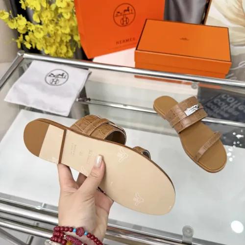 Replica Hermes Slippers For Women #1472795 $96.00 USD for Wholesale