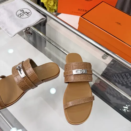 Replica Hermes Slippers For Women #1472795 $96.00 USD for Wholesale