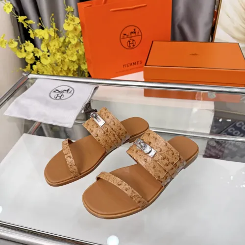 Wholesale Hermes Slippers For Women #1472796 $96.00 USD, Wholesale Quality Replica Hermes Slippers