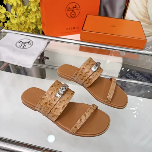 Replica Hermes Slippers For Women #1472796 $96.00 USD for Wholesale