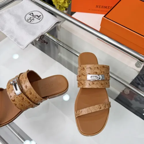 Replica Hermes Slippers For Women #1472796 $96.00 USD for Wholesale