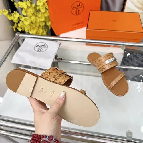 Replica Hermes Slippers For Women #1472796 $96.00 USD for Wholesale
