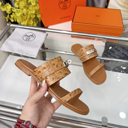 Replica Hermes Slippers For Women #1472796 $96.00 USD for Wholesale