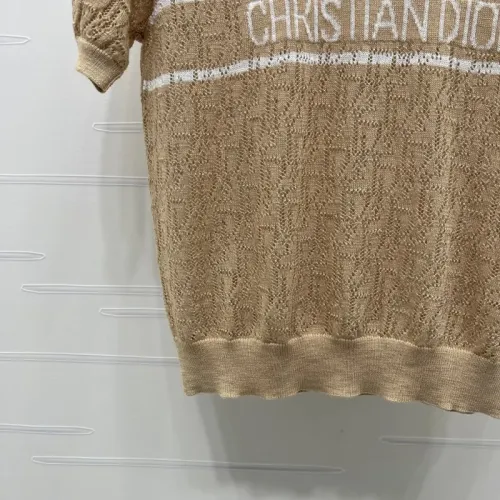 Replica Christian Dior T-Shirts Short Sleeved For Women #1472797 $82.00 USD for Wholesale
