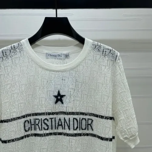 Replica Christian Dior T-Shirts Short Sleeved For Women #1472798 $82.00 USD for Wholesale