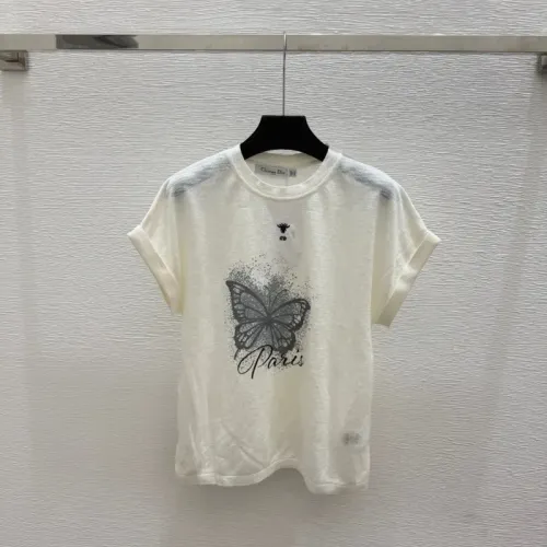 Wholesale Christian Dior T-Shirts Short Sleeved For Women #1472800 $82.00 USD, Wholesale Quality Replica Christian Dior T-Shirts
