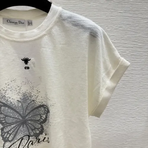 Replica Christian Dior T-Shirts Short Sleeved For Women #1472800 $82.00 USD for Wholesale