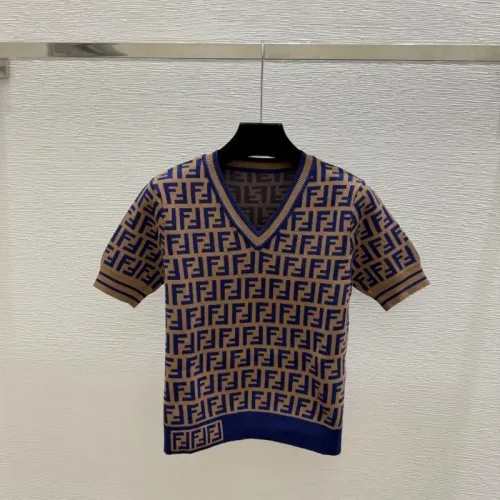 Wholesale Fendi T-Shirts Short Sleeved For Women #1472807 $80.00 USD, Wholesale Quality Replica Fendi T-Shirts