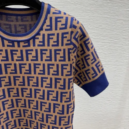 Replica Fendi Dresses Short Sleeved For Women #1472811 $88.00 USD for Wholesale