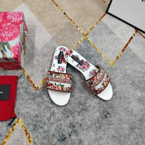 Wholesale Dolce &amp; Gabbana D&amp;G Slippers For Women #1472828 $125.00 USD, Wholesale Quality Replica Dolce &amp; Gabbana D&amp;G Slippers