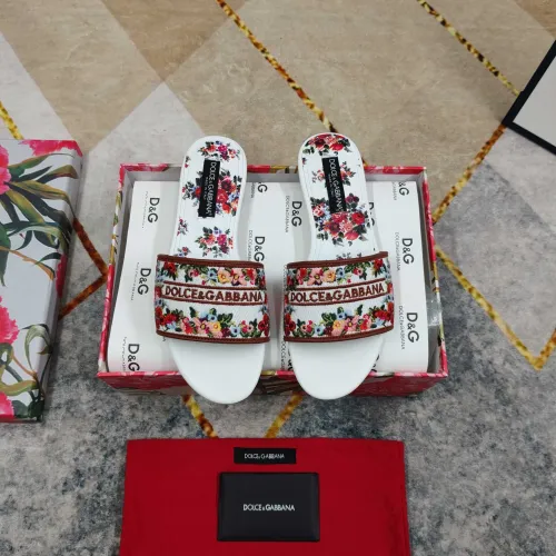 Replica Dolce & Gabbana D&G Slippers For Women #1472828 $125.00 USD for Wholesale