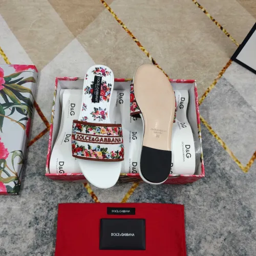 Replica Dolce & Gabbana D&G Slippers For Women #1472828 $125.00 USD for Wholesale